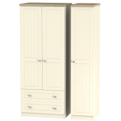 Venice Standard 3 Door 2 Drawer Wardrobe